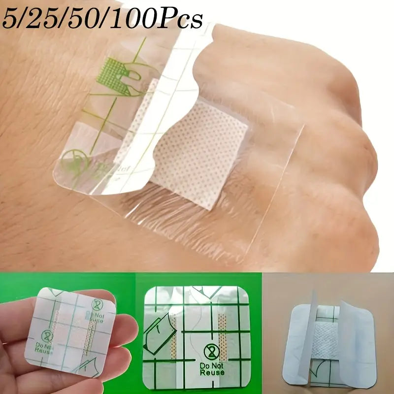 Waterproof Film Island Dressings (5 PIECES/PACK) 38mm x 38mm