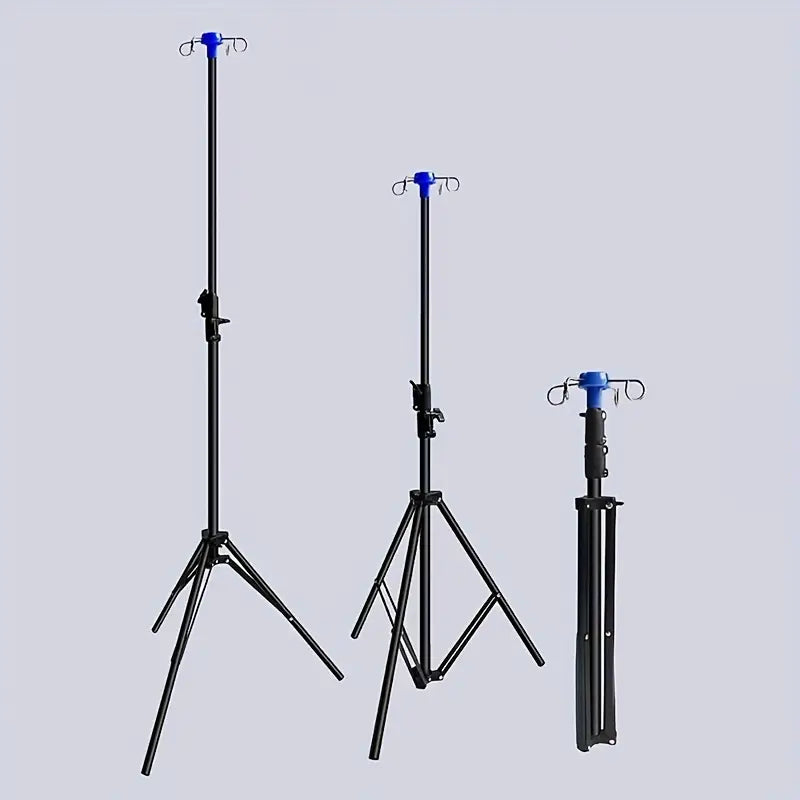 DRIP (IV) STAND 4 HOOK PORTABLE