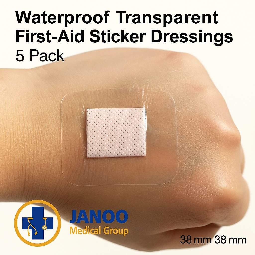 Waterproof Film Island Dressings (5 PIECES/PACK) 38mm x 38mm
